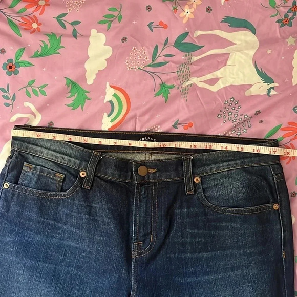 J Brand Aidan Boyfriend Jeans Ringer Wash Dark Blue Denim Sz 29 - Picture 9 of 10